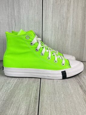 Converse Chuck Taylor All Star ‘Patchwork’ Neon Green Sneaker Women’s Size 7